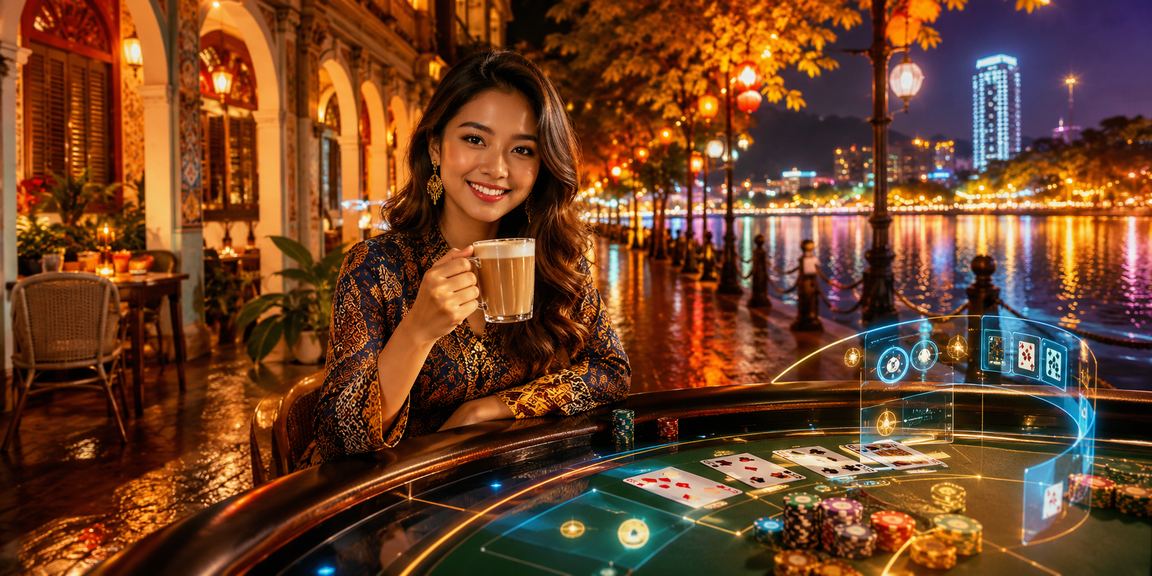 Pengguna Malaysia menyemak tiket loteri digital di platform yolov8 dengan motif batik tempatan